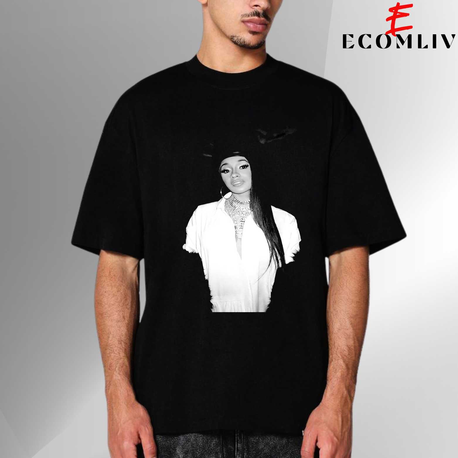 Cardi B Vintage Graphic Tee, Rap Trap Music, Unisex Streetwear Shirt